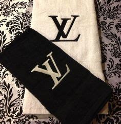 louis vuitton towel black|louis vuitton bath towel.